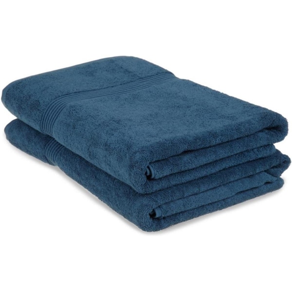 Superior Superior Egyptian Cotton 2-Piece Bath Sheet Set  Sapphire - NS BSHEET SP