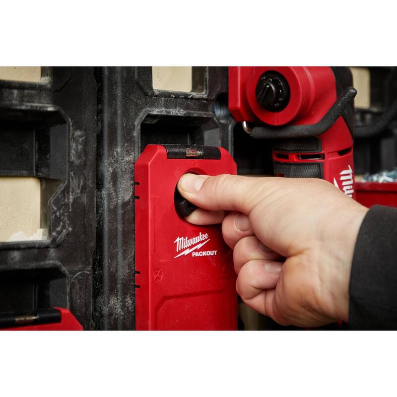 Milwaukee PACKOUT 4" Single Straight Hook Tool Holder - 48-22-8328