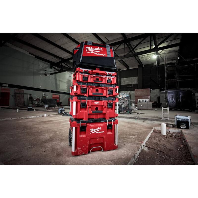 Milwaukee PACKOUT 11-Compartment Low-Profile Small Parts Organizer (2-Pack) - 48-22-8431X2