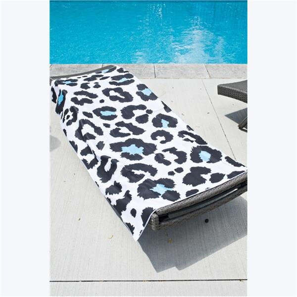 Made4Mattress Blue Spotted Leopard Anti-Sand Towel - MA3282628