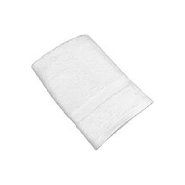 Monarch Brands Admiral Hospitality Standard Bath Towel, 24" x 48", White, 60 Towels - ADML-2448-8