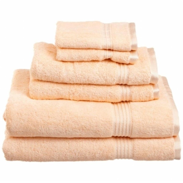 Superior Superior Egyptian Cotton 6-Piece Towel Set  Peach - NS 6 PC SET PH