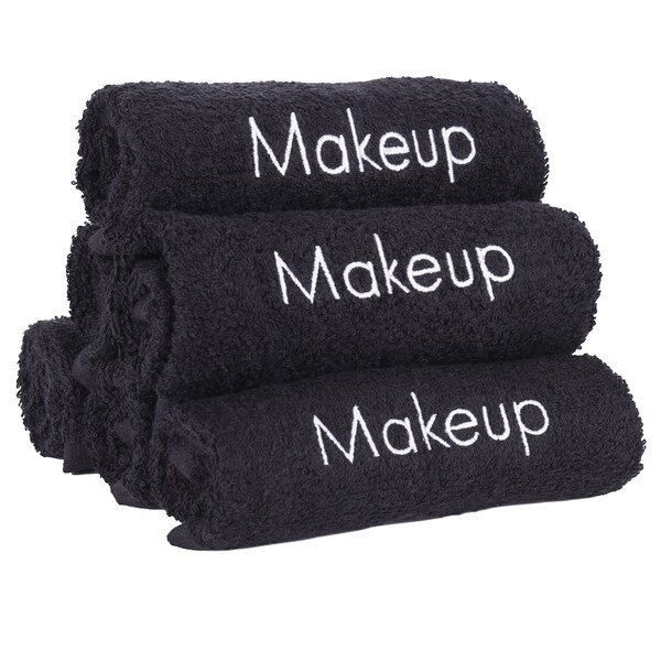 Monarch Brands Makeup Towels, 13in x 13in, 6PK - P-MAKEUP-13X13