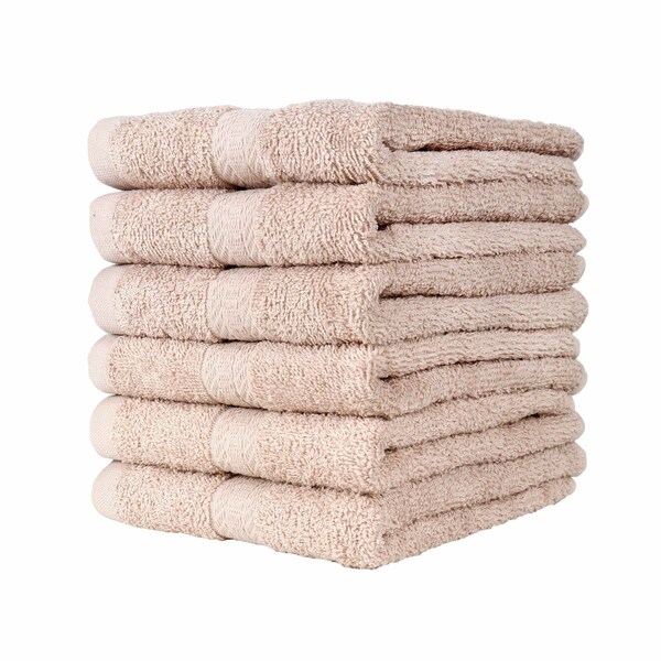 True Colors True Color Beige Hand Towels , 12PK - HAND-BEIGE