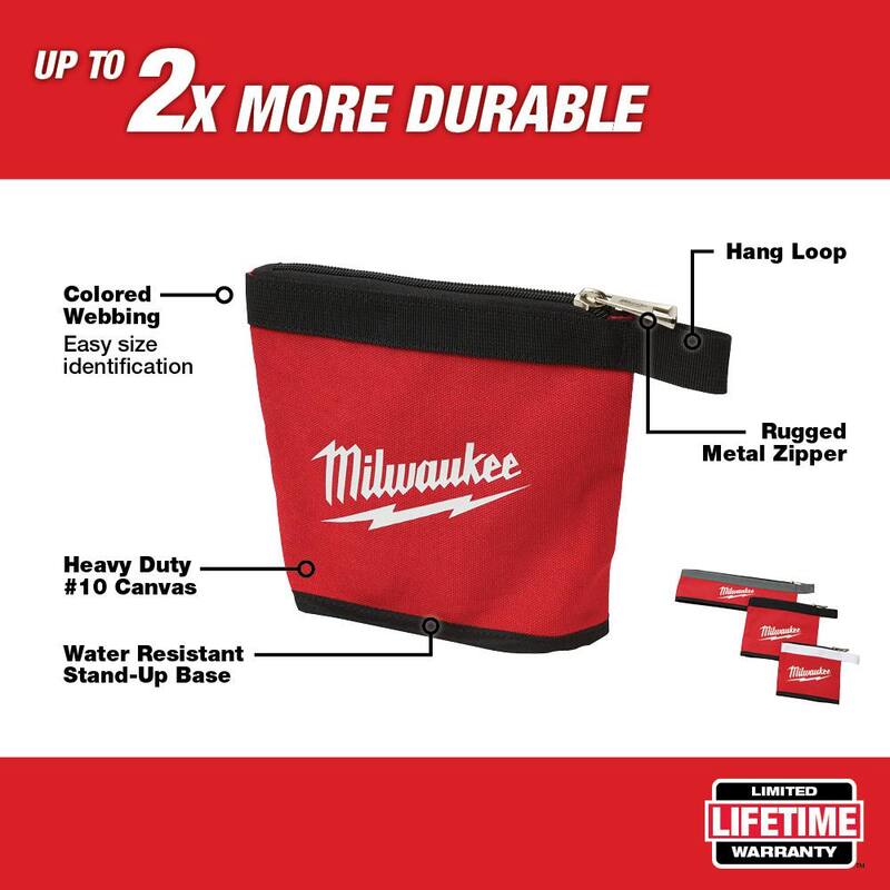 Milwaukee 20 in. PACKOUT Tool Duffle Bag with Multi-Size Zipper in Red (3-Pack) - 48-22-8322-48-22-8183