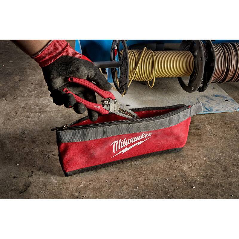 Milwaukee 15 in. PACKOUT Tool Backpack with (3-Pack) Multi-Size Tool Bags - 48-22-8301-48-22-8183