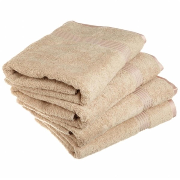 Superior Superior Egyptian Cotton 4-Piece Bath Towel Set  Taupe - NS BTOWEL TP