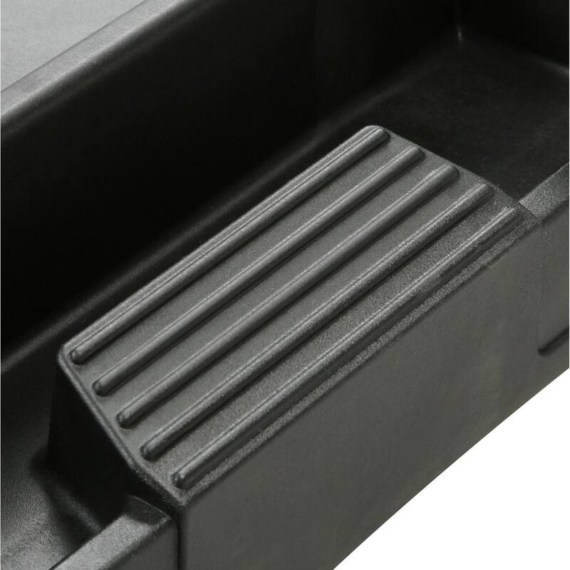 DEWALT TSTAK Stackable Utility Cart Trolley and TSTAK VI 17 in. Stackable Deep Tool Storage Box - DWST17888W17806