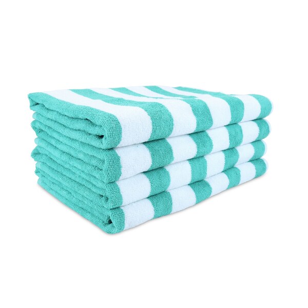 Monarch Brands Cali Cabana Towels , Green, 32PK - CALICABANA-GRN-CS