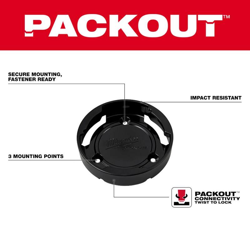 Milwaukee PACKOUT Twist To Lock Mount - 48-22-8399X