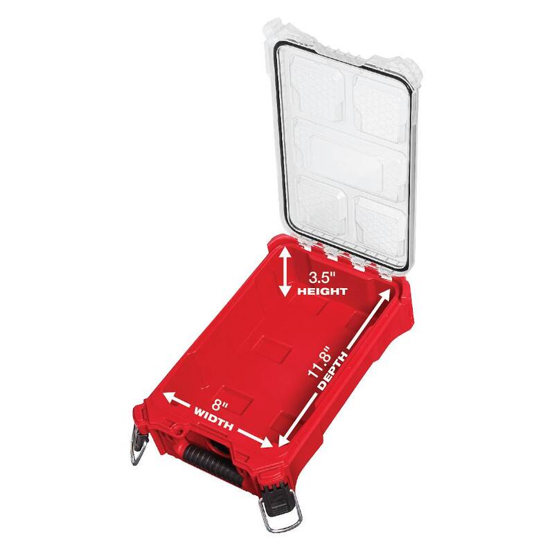 Milwaukee PACKOUT 5-Compartments Small Parts Organizer (3-Pack) - 48-22-8435x3