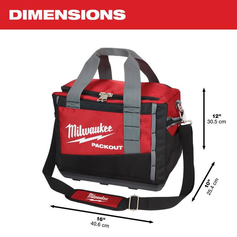 Milwaukee 15 in. PACKOUT Tool Duffle Bag & Electrician Hand Tool Set (9-Piece) - 48-22-8321-48-22-6100-48-22-3079