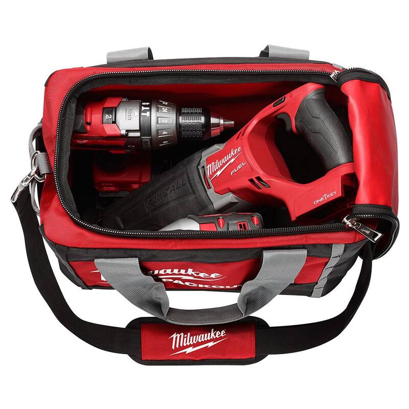 Milwaukee 15 in. PACKOUT Tool Bag/Tote with 16 Qt. Cooler - 48-22-8321-48-22-8460