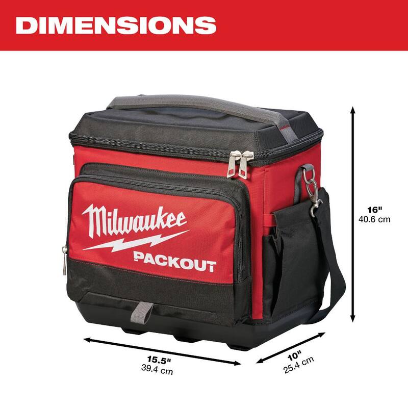Milwaukee 15 in. PACKOUT Tool Backpack with PACKOUT Cooler Bag - 48-22-8301-48-22-8302