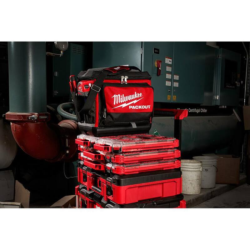 Milwaukee 15 in. PACKOUT Tool Backpack with PACKOUT Cooler Bag - 48-22-8301-48-22-8302