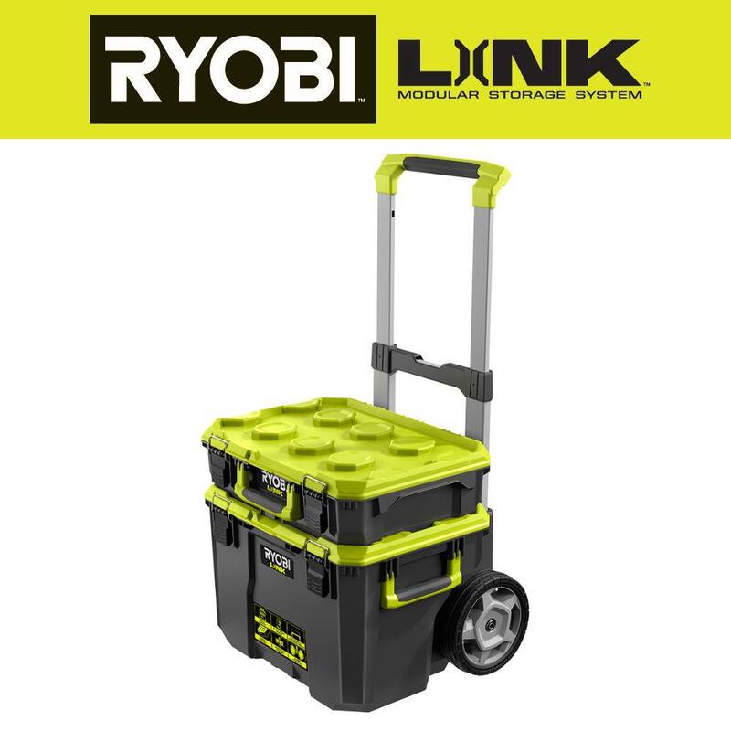 RYOBI 22.2 in. LINK Rolling Tool Box with Standard Tool Box - STM201-STM101