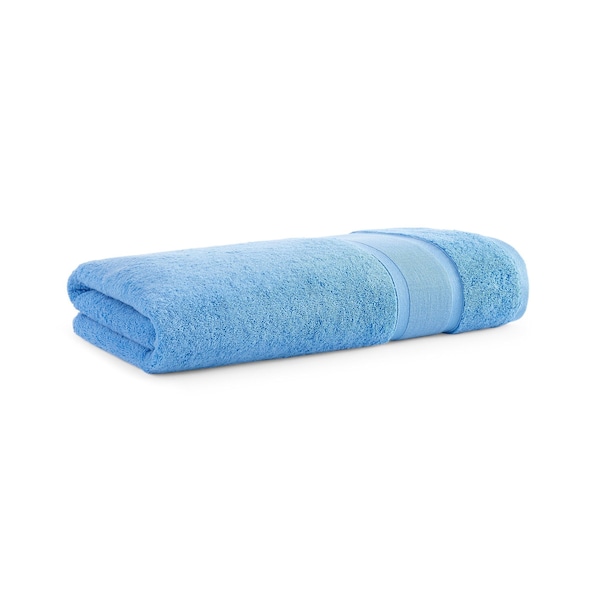 Monarch Brands Aegean Recycled Bath Sheet, 35in x 70in - Blue - P-BS-RO-3570-BL