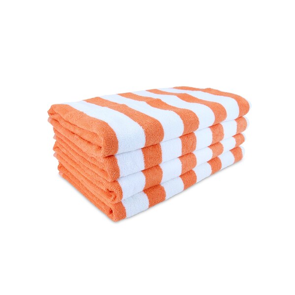 Monarch Brands Cali Cabana Towels , Orange, 32PK - CALICABANA-ORG-CS