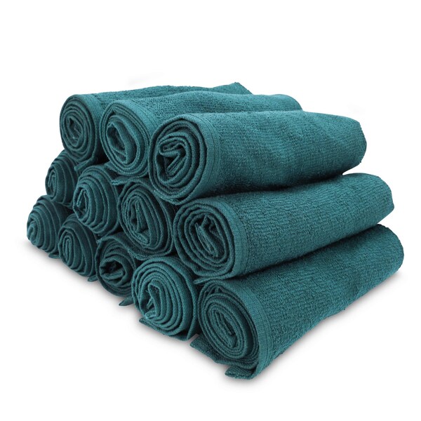 Monarch Brands Salon Towels , Hunter Green, 12PK - P-BB-1628-3HUN