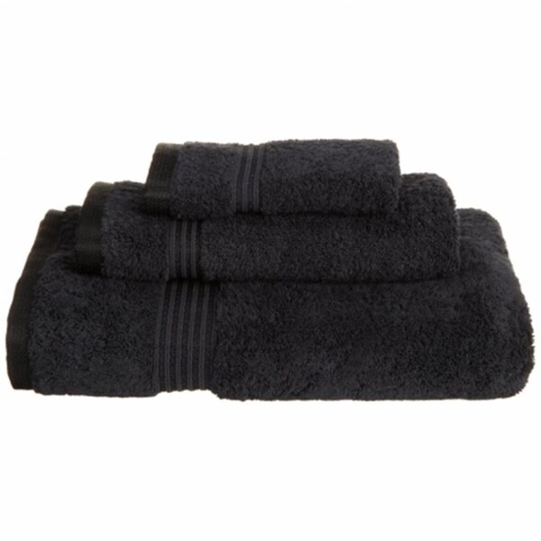 Superior Superior Egyptian Cotton 3-Piece Towel Set  Black - NS 3 PC SET BK
