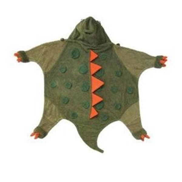 Kidorable Small Dinosaur Infant Towel - Army Green - KIDORABLE DINOSAUR TOWEL SMALL