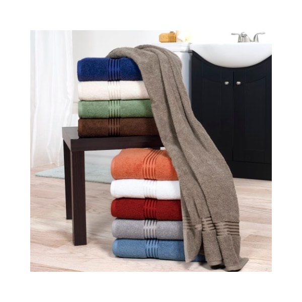Hastings Home Hastings Home 100 percent Cotton Hotel 6 Piece Towel Set - Ivory - 196312YHD