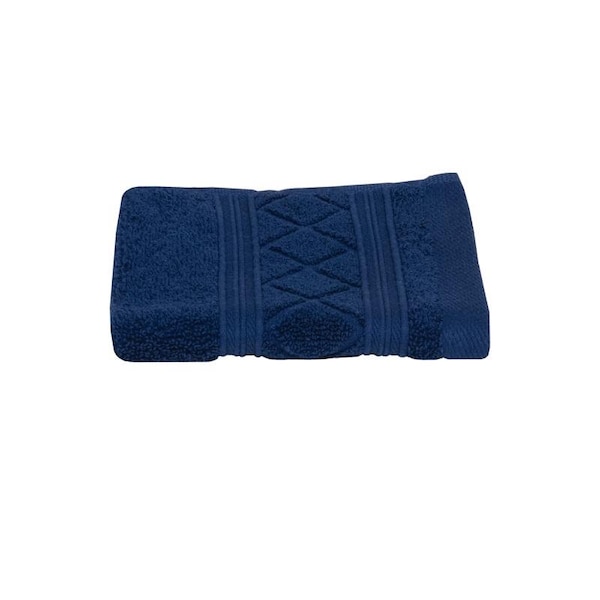 Sttelli Sttelli Radiance Navy Cotton Washcloth 1 pc - RAT-172-NAV