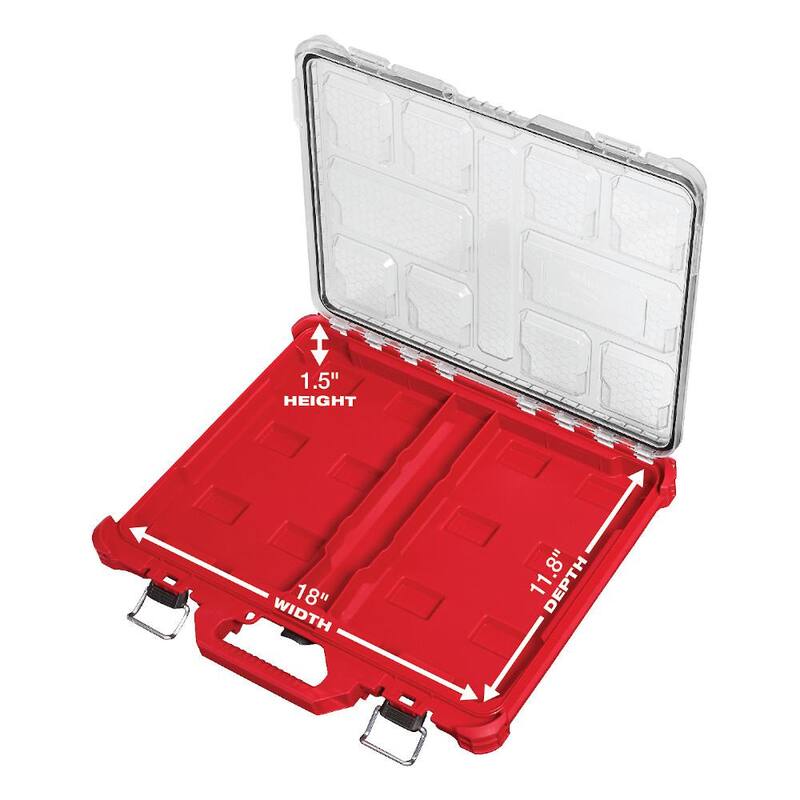 Milwaukee PACKOUT 11-Compartment Low-Profile Small Parts Organizer (5-Pack) - 48-22-8431x5
