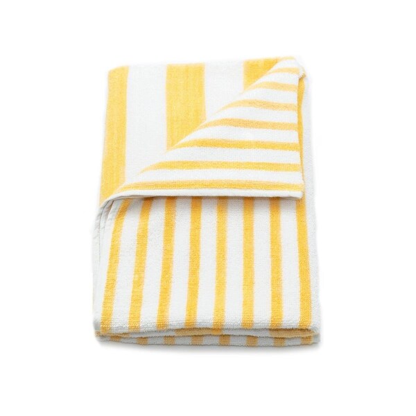 Rifz GOT Collection Stripes Pool Towels, Tropical Yellow , 6PK - GOTY30609006