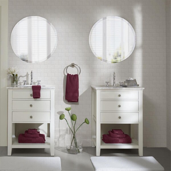 Madison Park Burgundy 100 Percent Cotton Towel Set, 8 Piece - MPS73-471