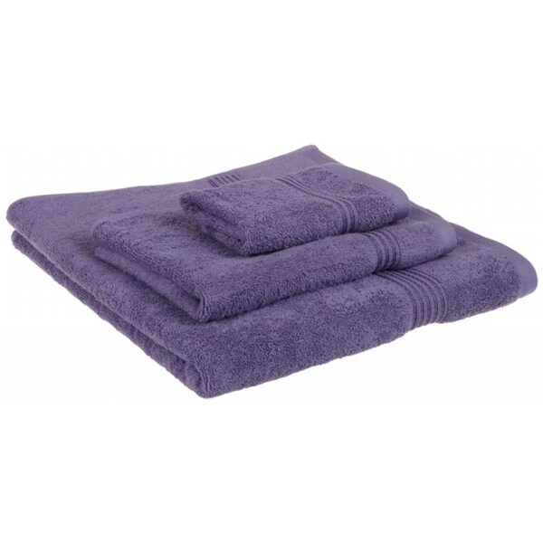 Superior Superior Egyptian Cotton 3-Piece Towel Set  Royal Purple - NS 3 PC SET RP