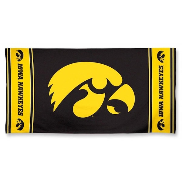 Mcarthur Towels & Sports Iowa Hawkeyes Towel 30x60 Beach Style - 9960618800