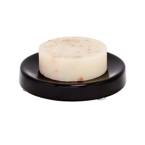 Interdesign InterDesign Eco Vanity Black Ceramic Soap Dish - 28217