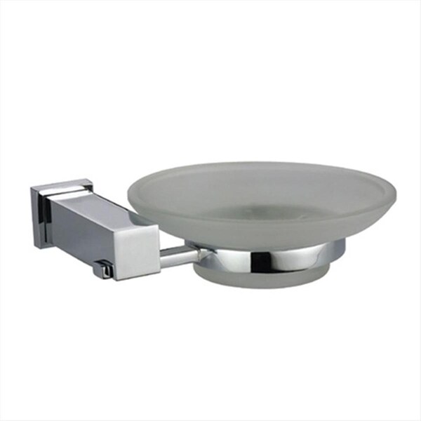 Dawn Kitchen & Bath Products Dawn Kitchen  Glass Soap Dish With Square Series Holder - 8201S