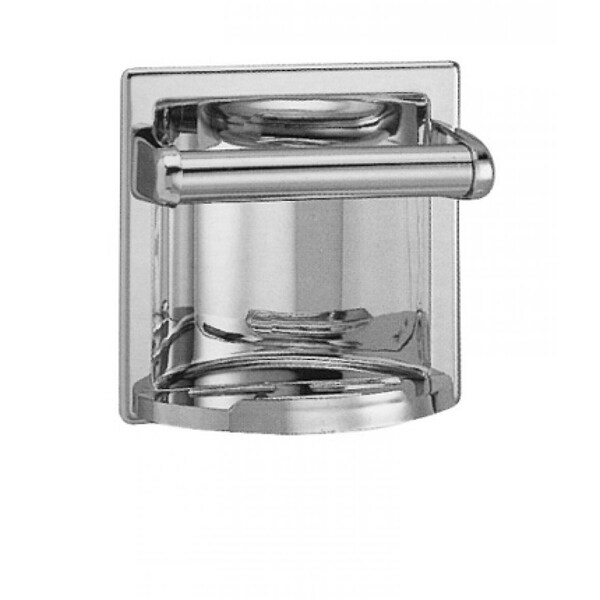 American Imaginations 5.125 in. x 5.125 in. Chrome Plated Soap Dish - AI-34944