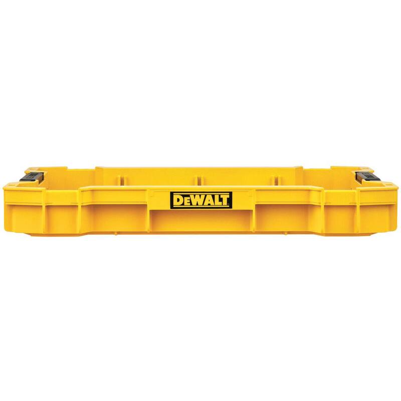 DEWALT TOUGHSYSTEM 2.0 22 in. Shallow Tool Tray (2 Pack) and TOUGHSYSTEM 2.0 22 in. Large Tool Box - DWST08110W08300