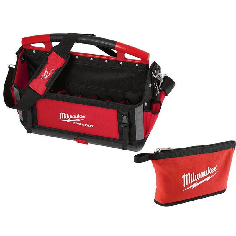 Milwaukee 20 in. PACKOUT Tote with Tool Bag - 48-22-8320-48-22-8180