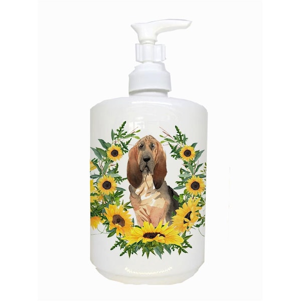 Carolines Treasures Bloodhound Ceramic Soap Dispenser - CK2985SOAP