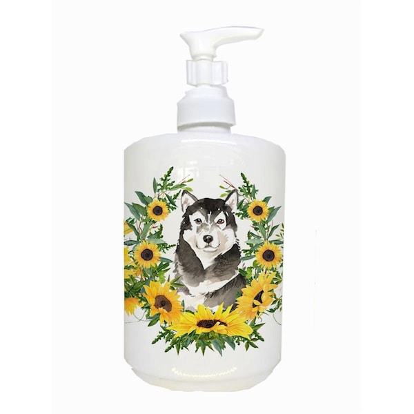 Carolines Treasures Alaskan Malamute Ceramic Soap Dispenser - CK2970SOAP