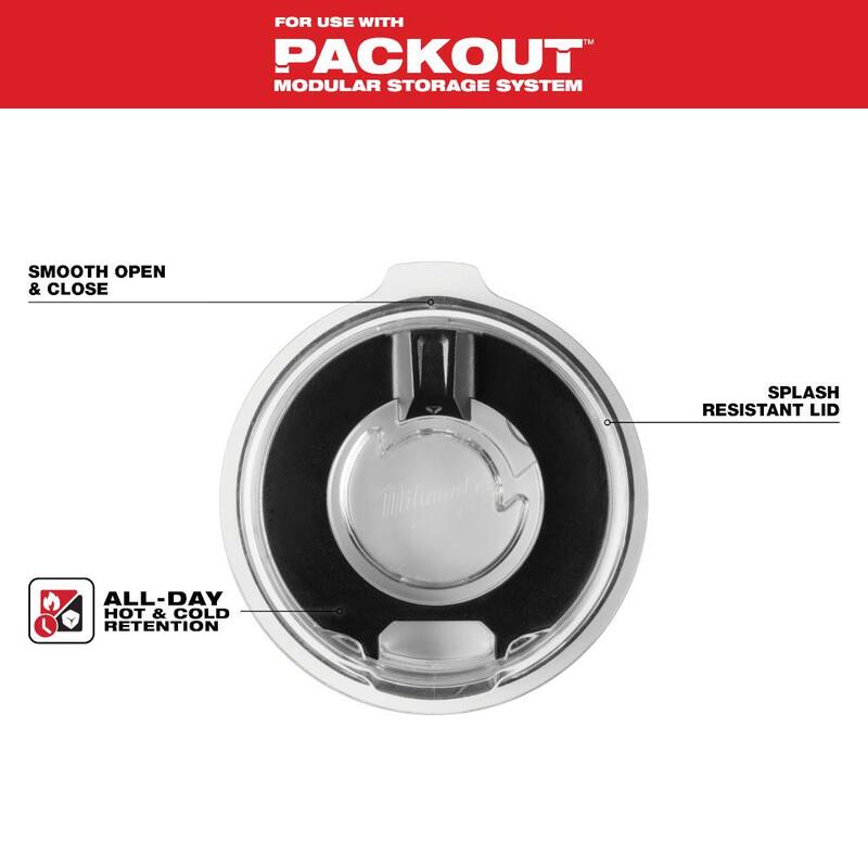 Milwaukee PACKOUT 30 oz. Tumbler Lid - 48-22-8393L