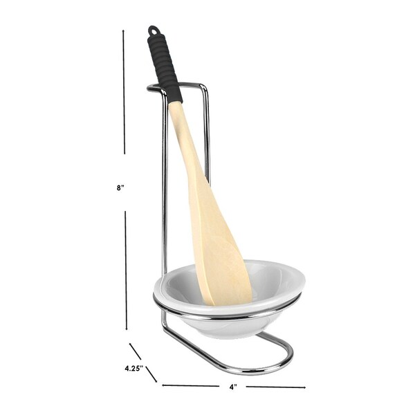 Home Basics Home Basics Spoon Rest with Tray and Spoon - ZOR96269