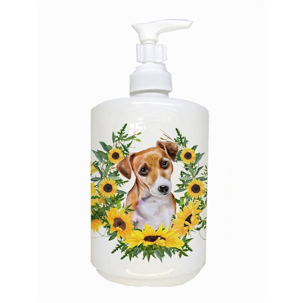 Carolines Treasures Jack Russell Terrier No.2 Ceramic Soap Dispenser - CK2905SOAP