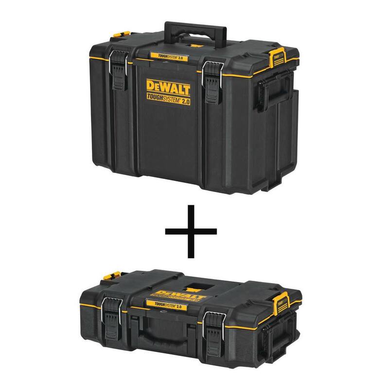 DEWALT Toughsystem 2.0 22 in. Extra Large Tool Box and 2.0 Small Tool Box - DWST08400WST08165