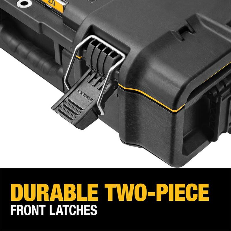 DEWALT Toughsystem 2.0 22 in. Extra Large Tool Box and 2.0 Small Tool Box - DWST08400WST08165