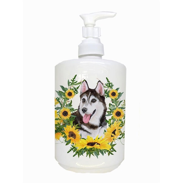 Carolines Treasures Siberian Husky No.2 Ceramic Soap Dispenser - CK2904SOAP