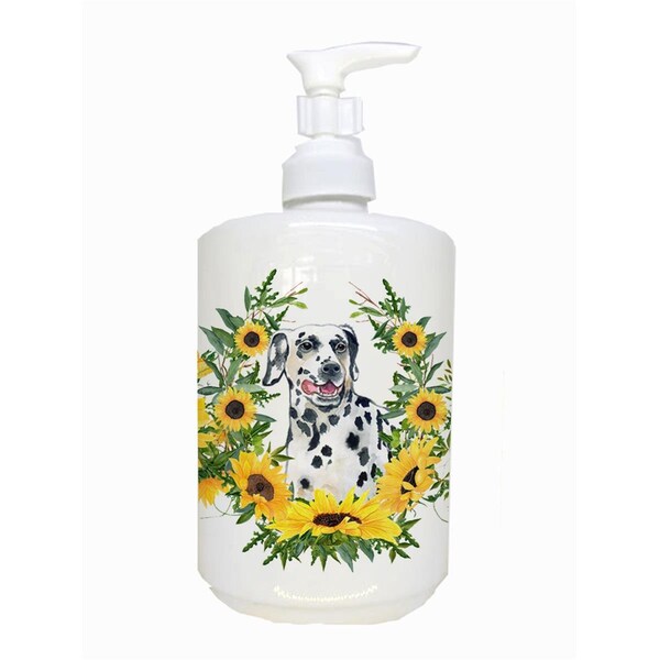 Carolines Treasures Dalmatian Ceramic Soap Dispenser - CK2845SOAP