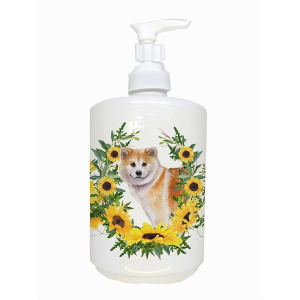 Carolines Treasures Shiba Inu Ceramic Soap Dispenser - CK2870SOAP