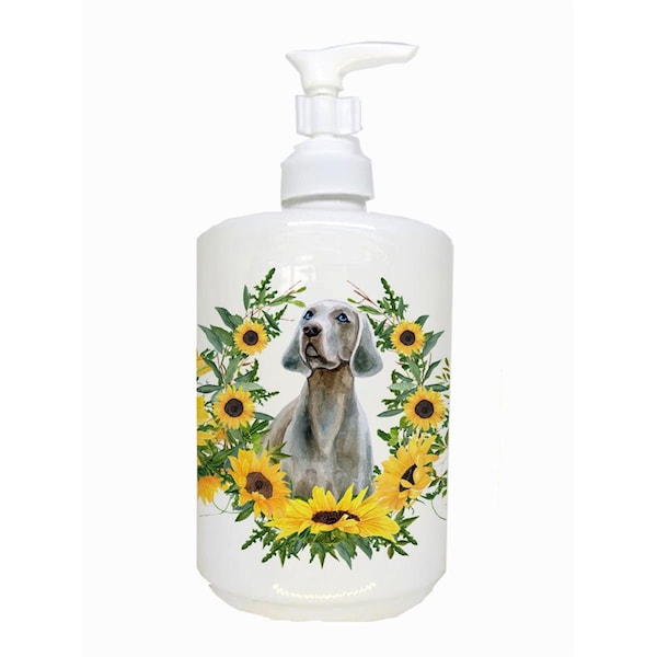 Carolines Treasures Weimaraner Ceramic Soap Dispenser - CK2866SOAP