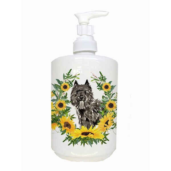 Carolines Treasures Bouvier Des Flandres Ceramic Soap Dispenser - CK2983SOAP