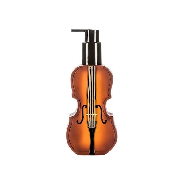 Borders Unlimited Borders Unlimted 70013 Music Brown Violin Lotion & Soap Dispenser - 70013